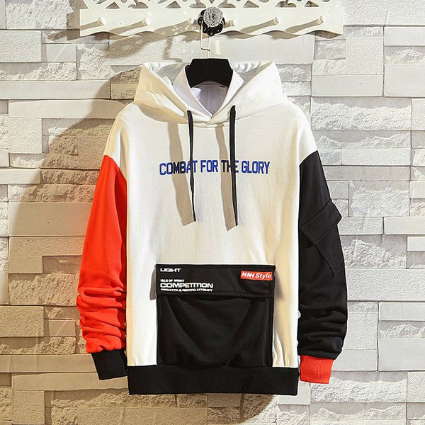 2021 new homem japons streetwear hip hop outono coreano camisolas de es dimenses com capuz hoodies retalhos vesturio moda casacos 47i2, Black
2021 new homem japons streetwear hip hop outono coreano camisolas de es dimenses com capuz hoodies retalhos vesturio moda casacos 47i2, Black