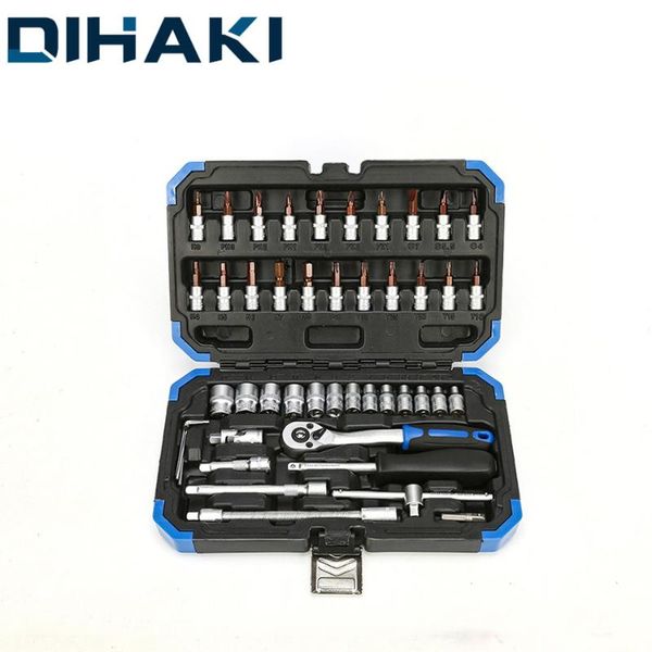 professional hand tool sets multifunction ratchet wrench socket set 46pcs torque kit auto maintenance box screwdriver bit
professional hand tool sets multifunction ratchet wrench socket set 46pcs torque kit auto maintenance box screwdriver bit