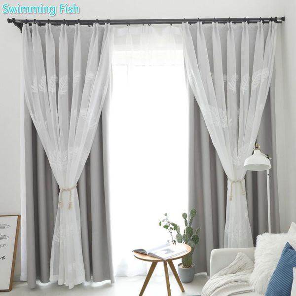 curtain & drapes blackout two layer cortina solid cloth with feather tulle window blind bedroom living room home deco drape 90%
curtain & drapes blackout two layer cortina solid cloth with feather tulle window blind bedroom living room home deco drape 90%