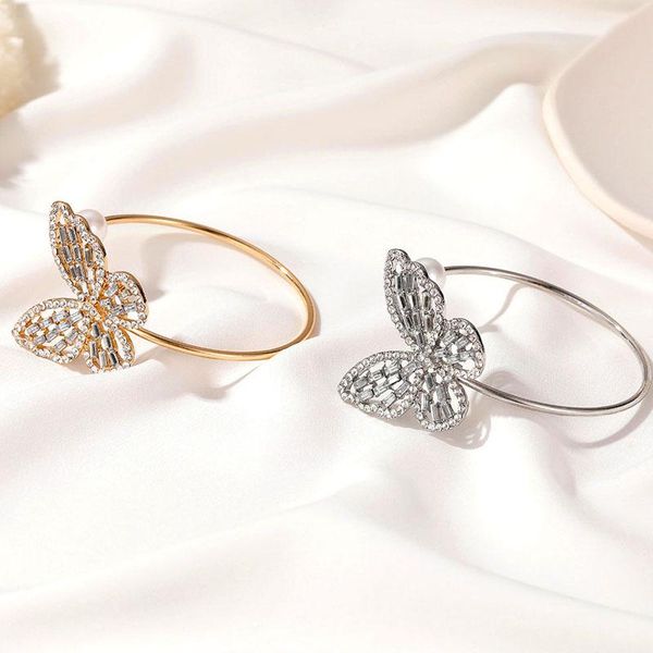 bangle gold-color butterfly bracelets crystal rhinestone wide wrap arm bracelet cuff imitation pearl opening bangles jewelry, Black
bangle gold-color butterfly bracelets crystal rhinestone wide wrap arm bracelet cuff imitation pearl opening bangles jewelry, Black