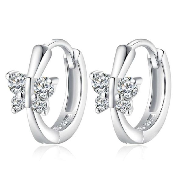 hoop & huggie women korean crystal butterfly undefined earrings female girls small circle piercing stud boho jewelry, Golden;silver
hoop & huggie women korean crystal butterfly undefined earrings female girls small circle piercing stud boho jewelry, Golden;silver