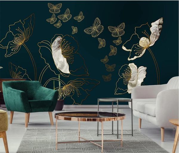 wallpapers ainyoousem modern golden relief line flower background wall wallpaper papel de parede 3d stickers
wallpapers ainyoousem modern golden relief line flower background wall wallpaper papel de parede 3d stickers