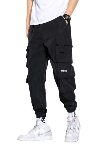 men's pants icclek autumn thin loose sports casual large size overalls men cargo mens joggers, Black
men's pants icclek autumn thin loose sports casual large size overalls men cargo mens joggers, Black