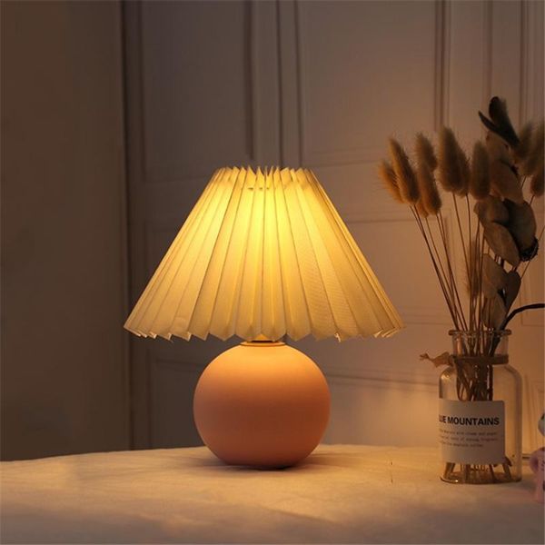 simple ceramic table lamps bedroom bedside lamp ambient light pleated skirt lampshade home art deco lights nightstand lighting
simple ceramic table lamps bedroom bedside lamp ambient light pleated skirt lampshade home art deco lights nightstand lighting