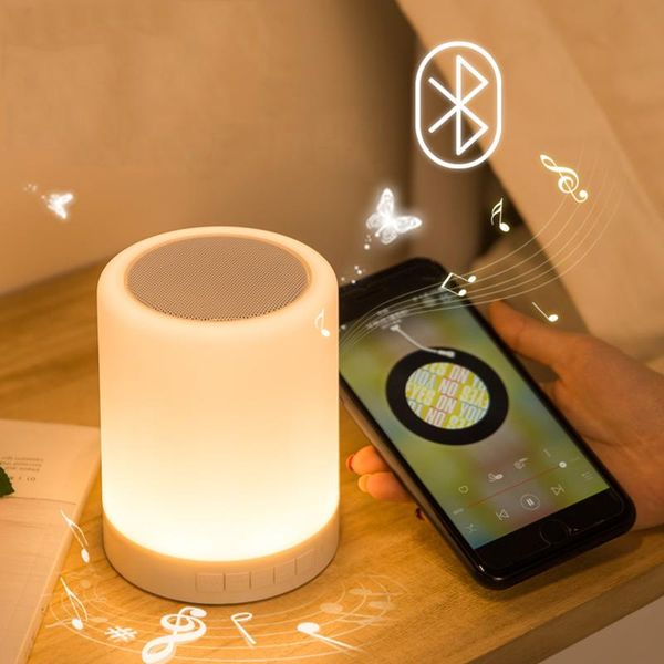portable rechargeable led bedside table lamps with bluetooth speaker touch night light bedroom music touch lamp alarm clock
portable rechargeable led bedside table lamps with bluetooth speaker touch night light bedroom music touch lamp alarm clock