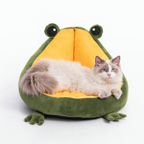 cat beds & furniture pet dog bed house for cats indoor warm frog small sleep mat kitten kennel soft mats
cat beds & furniture pet dog bed house for cats indoor warm frog small sleep mat kitten kennel soft mats