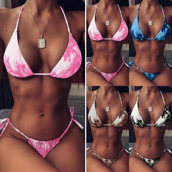 women's swimwear bandge halter women mini bikini set lady printed strap beach bathing suit bandage fashion beachwear, White;black
women's swimwear bandge halter women mini bikini set lady printed strap beach bathing suit bandage fashion beachwear, White;black