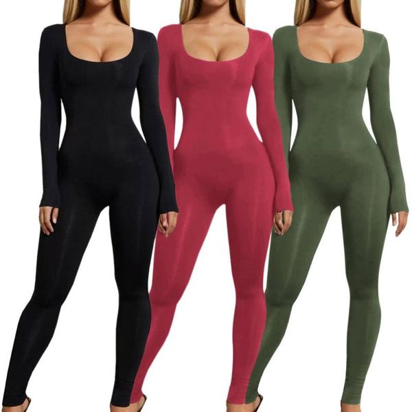 jumpsuits for women 2021 black long sleeve women jumpsuit white green rompers womens jumpsuit long pants solid colors #1216, Black;white
jumpsuits for women 2021 black long sleeve women jumpsuit white green rompers womens jumpsuit long pants solid colors #1216, Black;white