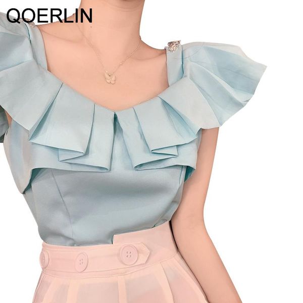 women's blouses & shirts qoerlin summer ruffle womens blouse flying sleeve white cotton casual female frill shirt 2021 fashion beading
women's blouses & shirts qoerlin summer ruffle womens blouse flying sleeve white cotton casual female frill shirt 2021 fashion beading