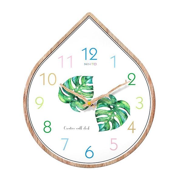 wall clocks monstera leaf pattern clock green plant theme mute decorative for home office without battery
wall clocks monstera leaf pattern clock green plant theme mute decorative for home office without battery
