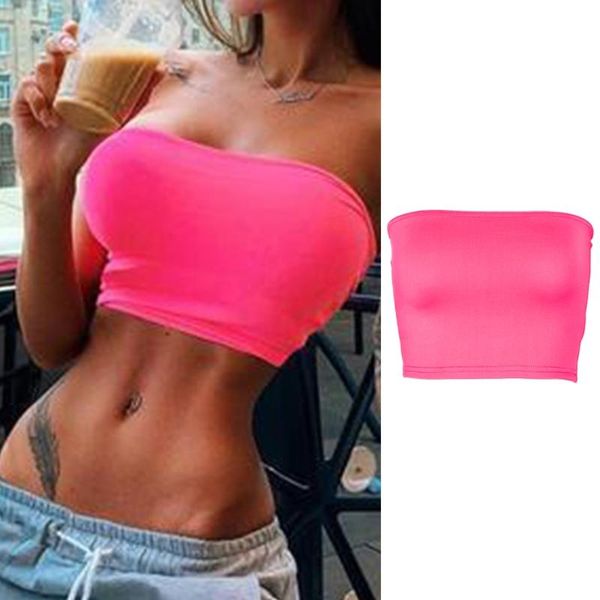 bustiers & corsets women summer strapless cropped tube neon solid color off shoulder bralette basic wrapped chest bandeau bustier c, Black;white
bustiers & corsets women summer strapless cropped tube neon solid color off shoulder bralette basic wrapped chest bandeau bustier c, Black;white