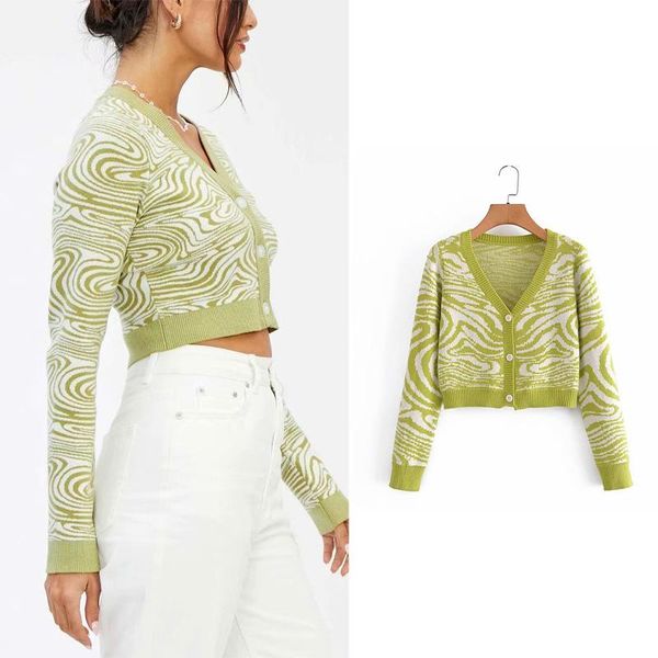 women's knits & tees zar sweater women 2021 zebra pattern y2k knit female cardigan coat college stitching loose small girly slim jacket, White
women's knits & tees zar sweater women 2021 zebra pattern y2k knit female cardigan coat college stitching loose small girly slim jacket, White