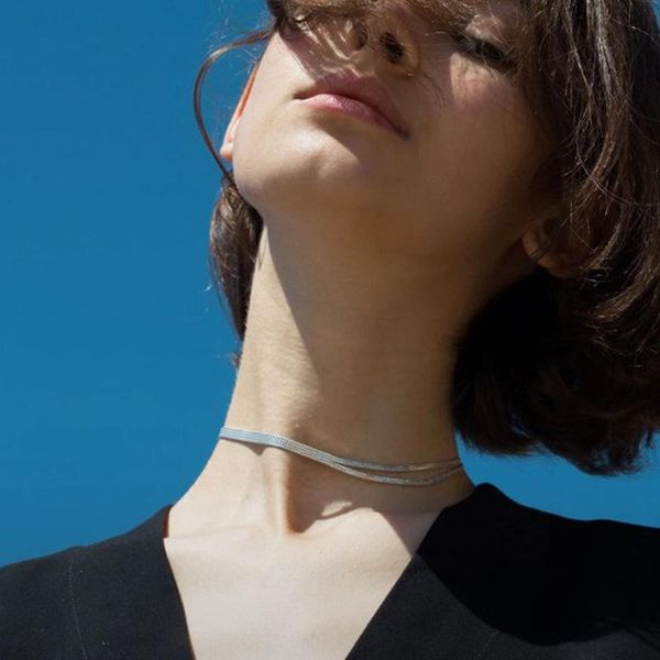 chokers israel designed copper silver-plated split double-layer short necklace female ins blogger with choker layered, Golden;silver
chokers israel designed copper silver-plated split double-layer short necklace female ins blogger with choker layered, Golden;silver