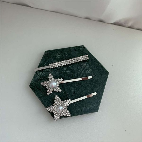 hbp fashion ins wind girl heart bright five pointed star hairpin flash diamond pearl edge character clip temperament banger, Silver
hbp fashion ins wind girl heart bright five pointed star hairpin flash diamond pearl edge character clip temperament banger, Silver