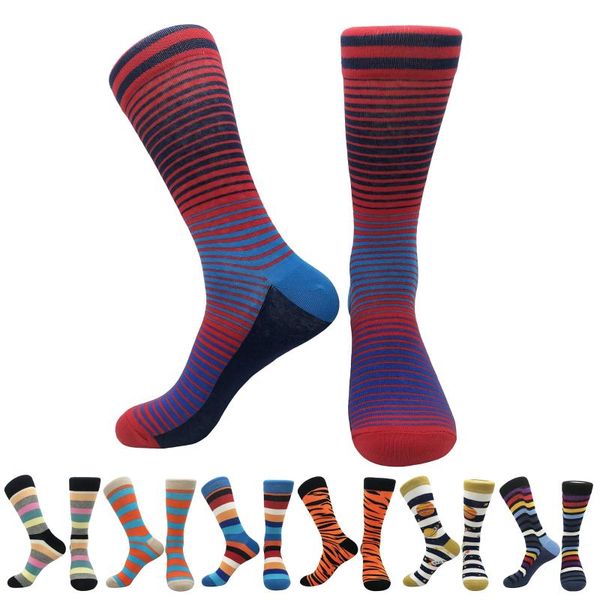 men's socks striped printing geometric creative fashion personality novel comfortable women stockings students tube, Black
men's socks striped printing geometric creative fashion personality novel comfortable women stockings students tube, Black
