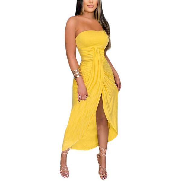 casual dresses summer ladies strapless backless wrapped dress solid women sleeveless off shoulder ruched asymmetric vestidos club party, Black;gray
casual dresses summer ladies strapless backless wrapped dress solid women sleeveless off shoulder ruched asymmetric vestidos club party, Black;gray