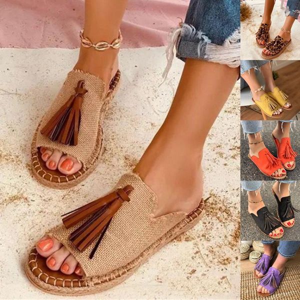 slippers sandals flat tassels open toe casual mules beach shoes breathable anti-slip slipper k2, Black
slippers sandals flat tassels open toe casual mules beach shoes breathable anti-slip slipper k2, Black