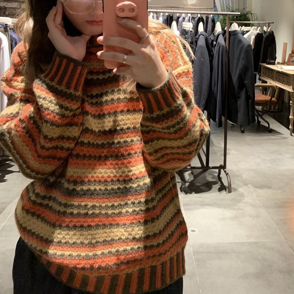female cyjr around the neck retro sleeve sweater student tide wear superior korean crochet autumn pullovers striped winter x38k, White;black
female cyjr around the neck retro sleeve sweater student tide wear superior korean crochet autumn pullovers striped winter x38k, White;black