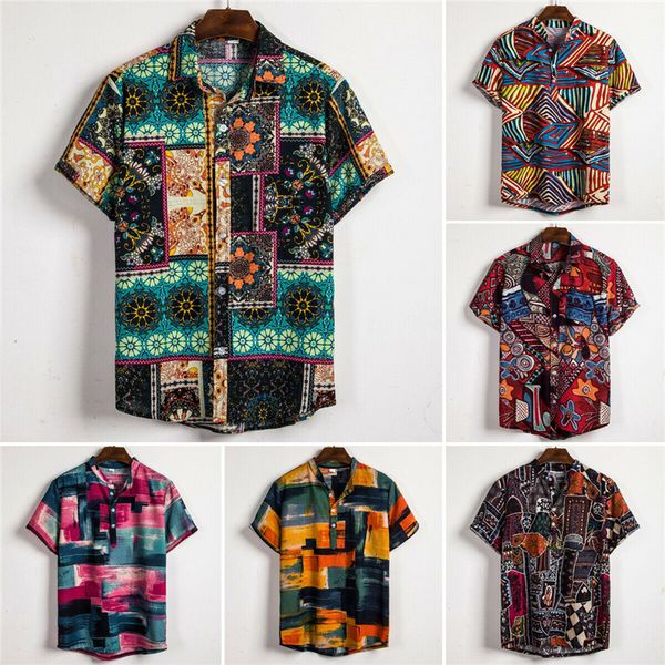 men vintage print linen shirts summer short sleeve hawaiian floral shirts men clothes male loose casual slim fit shirt -3xl, White;black
men vintage print linen shirts summer short sleeve hawaiian floral shirts men clothes male loose casual slim fit shirt -3xl, White;black