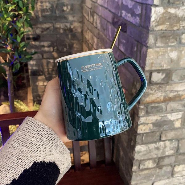 mugs crystal plated ceramic spoon cup with lid nordic retro breakfast mug coffee office water creative trend
mugs crystal plated ceramic spoon cup with lid nordic retro breakfast mug coffee office water creative trend