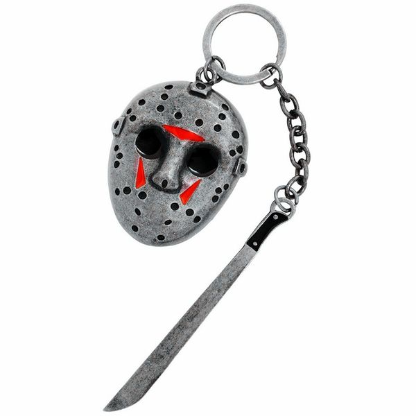 new fashion movies black friday jason voorhees jason alloy mask keychain key ring key chain creative pendant gift 30, Silver
new fashion movies black friday jason voorhees jason alloy mask keychain key ring key chain creative pendant gift 30, Silver
