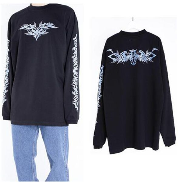 2021 new tribal t-shirt men women 1:1 vtm totem tee oversize casual vetements long sleeve t shirt 942t, White
2021 new tribal t-shirt men women 1:1 vtm totem tee oversize casual vetements long sleeve t shirt 942t, White