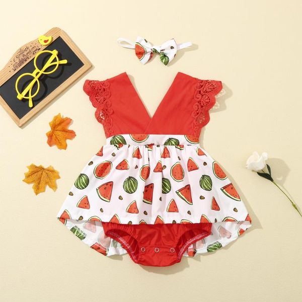 girl's dresses summer dress for girls toddler child baby girl watermelon print lace sleeveless backless romper headbands outfits set, Red;yellow
girl's dresses summer dress for girls toddler child baby girl watermelon print lace sleeveless backless romper headbands outfits set, Red;yellow