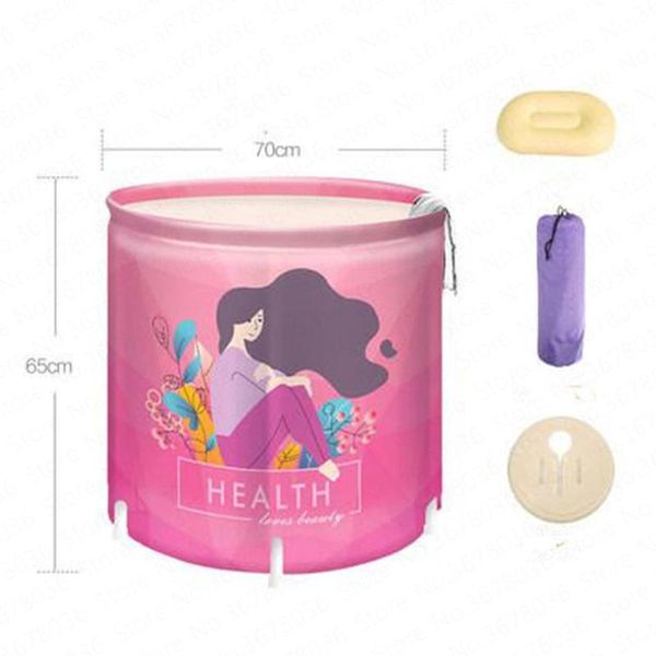 bathing tubs & seats pink folding bath tub thickening insulation barrel home body bathtub with cover 65*70cm,w
bathing tubs & seats pink folding bath tub thickening insulation barrel home body bathtub with cover 65*70cm,w