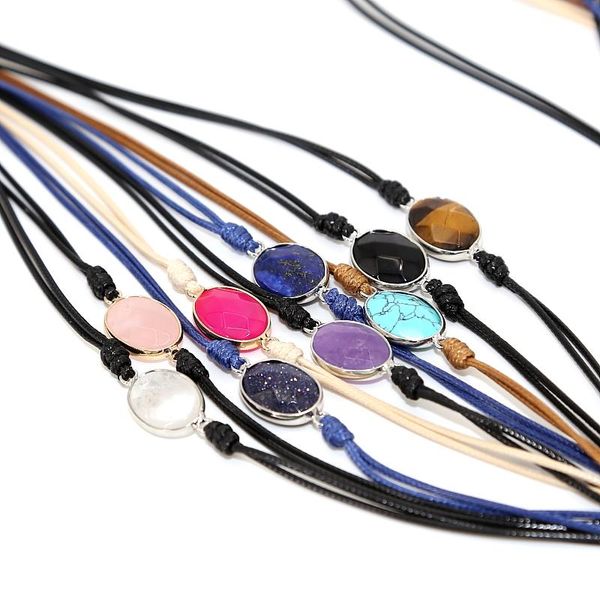 charm bracelets 2021 natural stone multilayer wax rope bracelet foe women unique handmade boho ethnic braided jewelry, Golden;silver
charm bracelets 2021 natural stone multilayer wax rope bracelet foe women unique handmade boho ethnic braided jewelry, Golden;silver
