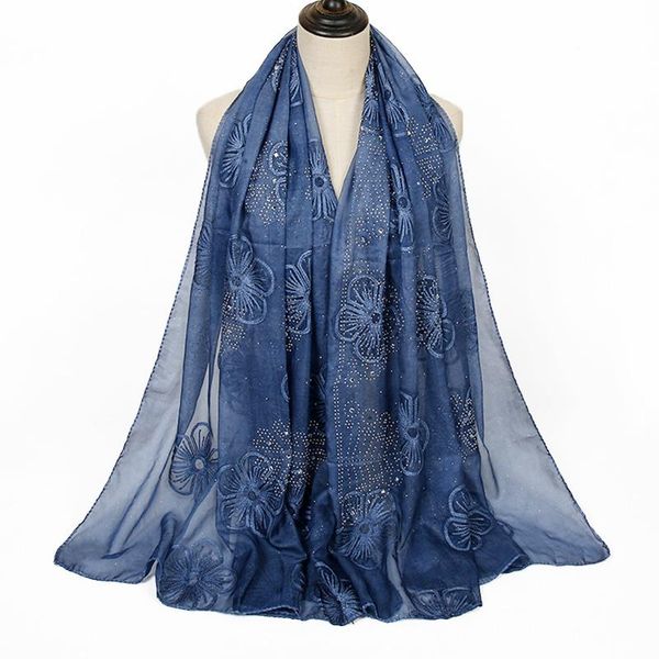 scarves arrival polyester embroidered scarf hijabs muslim woman veil long wraps summer shawls muffler islamic bandana, Blue;gray
scarves arrival polyester embroidered scarf hijabs muslim woman veil long wraps summer shawls muffler islamic bandana, Blue;gray