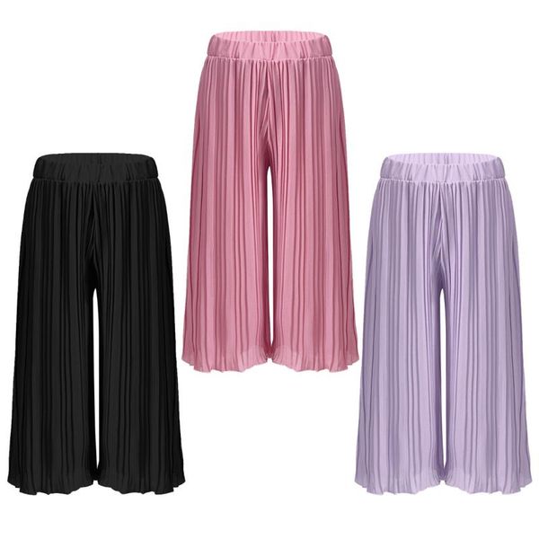 trousers kids girl loose pants summer thin anti-mosquito pant children solid color chiffon elastic waist cropped wide leg pleated trouser, Blue
trousers kids girl loose pants summer thin anti-mosquito pant children solid color chiffon elastic waist cropped wide leg pleated trouser, Blue