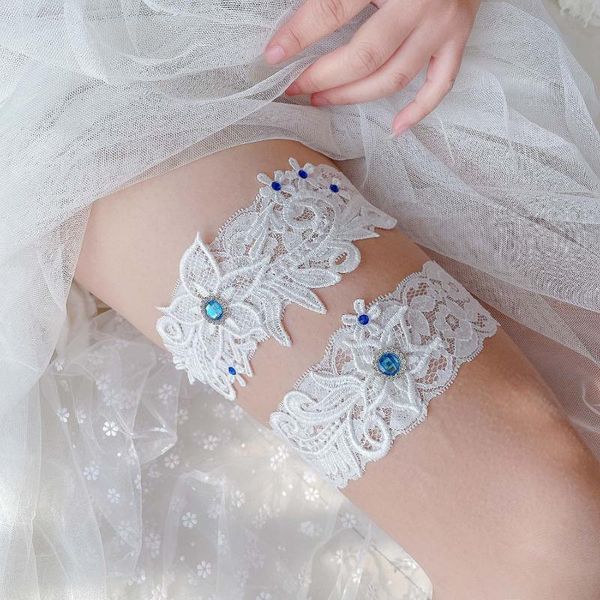 garters 2pcs/set handmade bridal crystal lace wedding garter women/female/bride thigh ring rhinestones blue/white accessories, Black;white
garters 2pcs/set handmade bridal crystal lace wedding garter women/female/bride thigh ring rhinestones blue/white accessories, Black;white