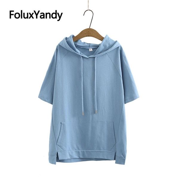 women's t-shirt hooded short sleeve plus size front pocket casual summer 5 colors kkfy5482, White
women's t-shirt hooded short sleeve plus size front pocket casual summer 5 colors kkfy5482, White