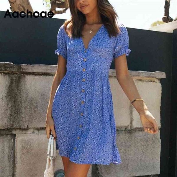 aachoae bohemian floral print mini dress women v neck summer beach dress ruffle short sleeve a-line buttons casual dresses 210730, Black;gray
aachoae bohemian floral print mini dress women v neck summer beach dress ruffle short sleeve a-line buttons casual dresses 210730, Black;gray
