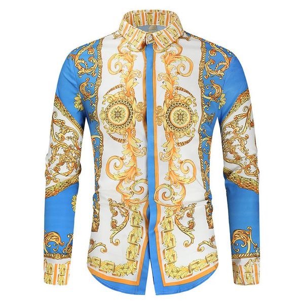 men's casual shirts luxury royal shirt men slim fit long sleeve male paisley print camisa social masculina manga longa prom party blous, White;black
men's casual shirts luxury royal shirt men slim fit long sleeve male paisley print camisa social masculina manga longa prom party blous, White;black