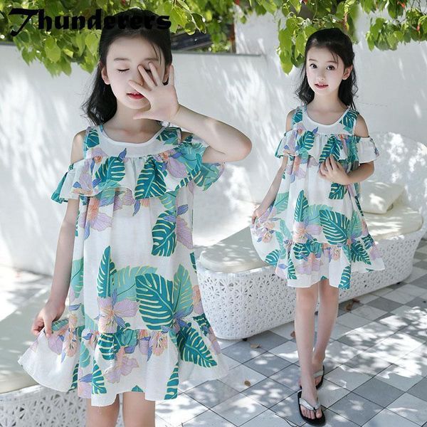 girl's dresses thunderer summer off shoulder kids princess dress for girl printed leaves beach casual enfant baby clothes 5y-12y, Red;yellow
girl's dresses thunderer summer off shoulder kids princess dress for girl printed leaves beach casual enfant baby clothes 5y-12y, Red;yellow