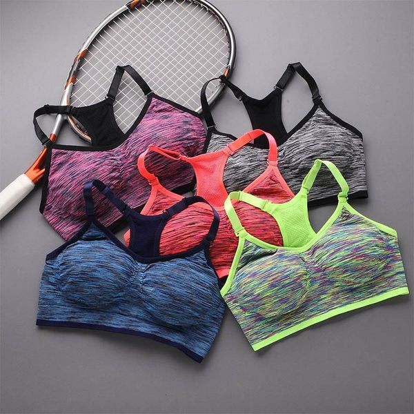 vogue women shockproof sports bras elastic wireadjustable fitness sport brassiere push up seamless running yoga bra, White;black
vogue women shockproof sports bras elastic wireadjustable fitness sport brassiere push up seamless running yoga bra, White;black