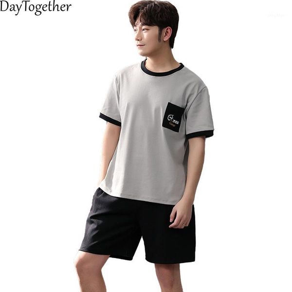 summer men's 100% cotton pajamas sets short sleeve shorts home sleepwear, Black;brown
summer men's 100% cotton pajamas sets short sleeve shorts home sleepwear, Black;brown