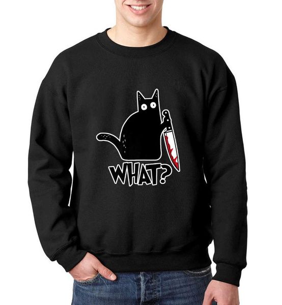 men's hoodies & sweatshirts cat what print murderous with knife funny halloween gift fleece hoodie jacket cotton crew-neck for men and, Black
men's hoodies & sweatshirts cat what print murderous with knife funny halloween gift fleece hoodie jacket cotton crew-neck for men and, Black