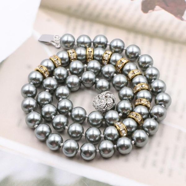earrings & necklace vintage fashion glass shell pearl jewelry set for women clear crystal elegant party gift costume sets accessories 18, Silver
earrings & necklace vintage fashion glass shell pearl jewelry set for women clear crystal elegant party gift costume sets accessories 18, Silver