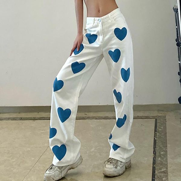 women's jeans trousers women casual print high waist long denim bottom mopping pants for 2021, Blue
women's jeans trousers women casual print high waist long denim bottom mopping pants for 2021, Blue