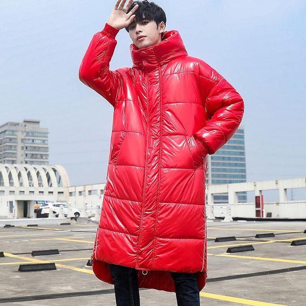 fashion trendy brand sequined mid-length coat with hood 2021 winter jacket men loose warm and windproof men's parka jackets, Black
fashion trendy brand sequined mid-length coat with hood 2021 winter jacket men loose warm and windproof men's parka jackets, Black