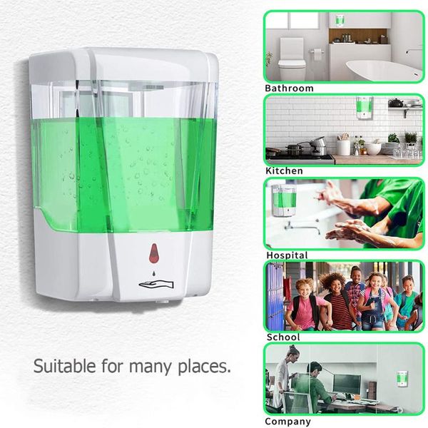 automatic liquid soap dispenser infrared induction wall mounted bathroom shower gel liquid shampoo smart dispenser 800ml
automatic liquid soap dispenser infrared induction wall mounted bathroom shower gel liquid shampoo smart dispenser 800ml