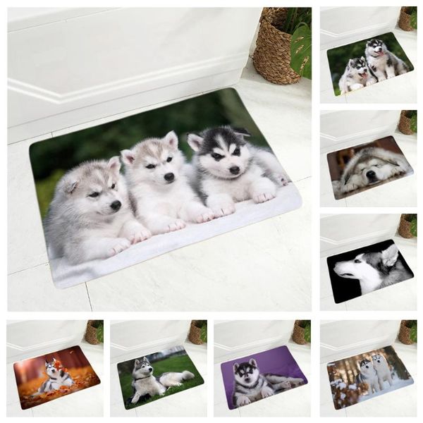 cushion/decorative pillow flannel carpet siberian husky dog floor mat for hallway bedroom decor pet animal door non-slip children's roo
cushion/decorative pillow flannel carpet siberian husky dog floor mat for hallway bedroom decor pet animal door non-slip children's roo