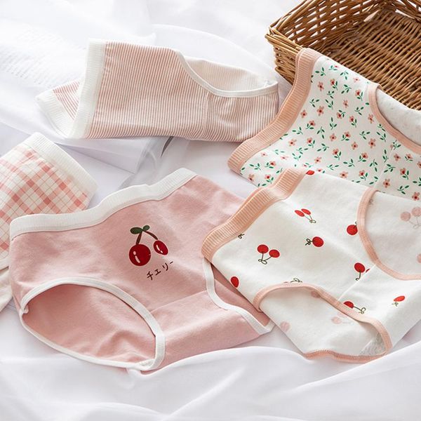 women's panties women pink plaid lingerie cherry floral girl soft breathable cotton crotch cute briefs mid-waist, Black;pink
women's panties women pink plaid lingerie cherry floral girl soft breathable cotton crotch cute briefs mid-waist, Black;pink