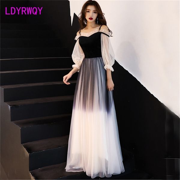 autumn and winter one-shoulder lantern sleeves long section ladies banquet slim dress floor-length zippers 210603, Black;gray
autumn and winter one-shoulder lantern sleeves long section ladies banquet slim dress floor-length zippers 210603, Black;gray