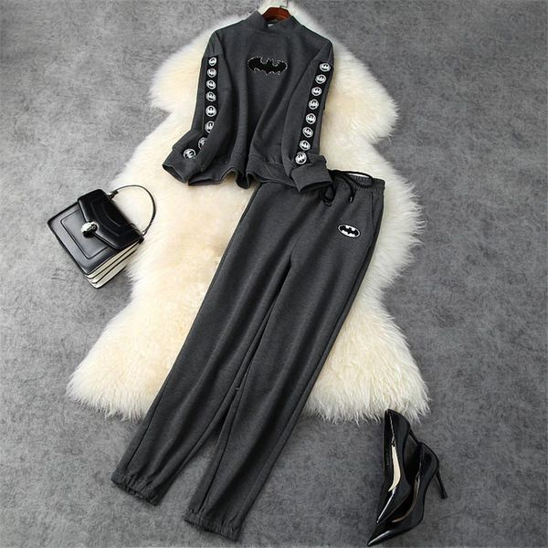 women's two piece pants autumn winter casual 2 tracksuit set women 2021 fashion outfit long sleeve loose and suits, White
women's two piece pants autumn winter casual 2 tracksuit set women 2021 fashion outfit long sleeve loose and suits, White