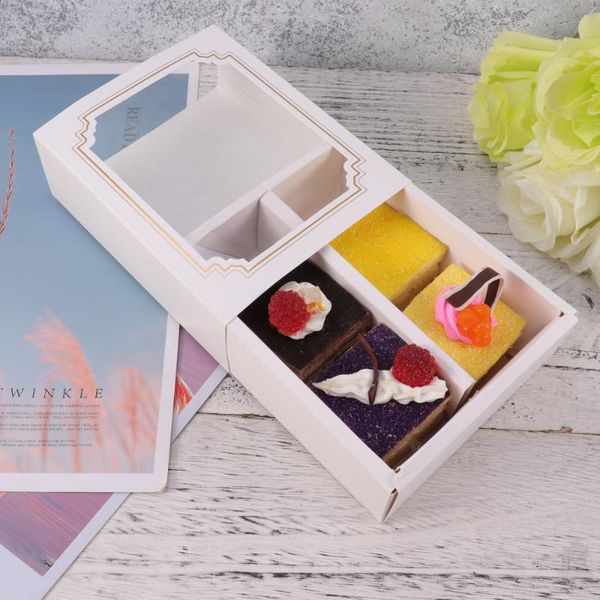 gift wrap 10 pcs baking box white paper macaron small cookie cake dessert party packing with clear window big size
gift wrap 10 pcs baking box white paper macaron small cookie cake dessert party packing with clear window big size