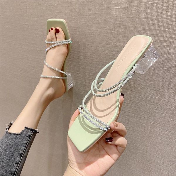 sandals slippers female summer wear 2021 net red fashion rhinestone thick heel roman shoes one-sided, Black
sandals slippers female summer wear 2021 net red fashion rhinestone thick heel roman shoes one-sided, Black