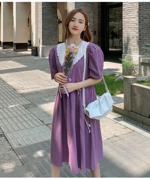 maternity dresses wear summer french retro lace stand collar dress fashion pregnant women solid color fresh long dres, White
maternity dresses wear summer french retro lace stand collar dress fashion pregnant women solid color fresh long dres, White